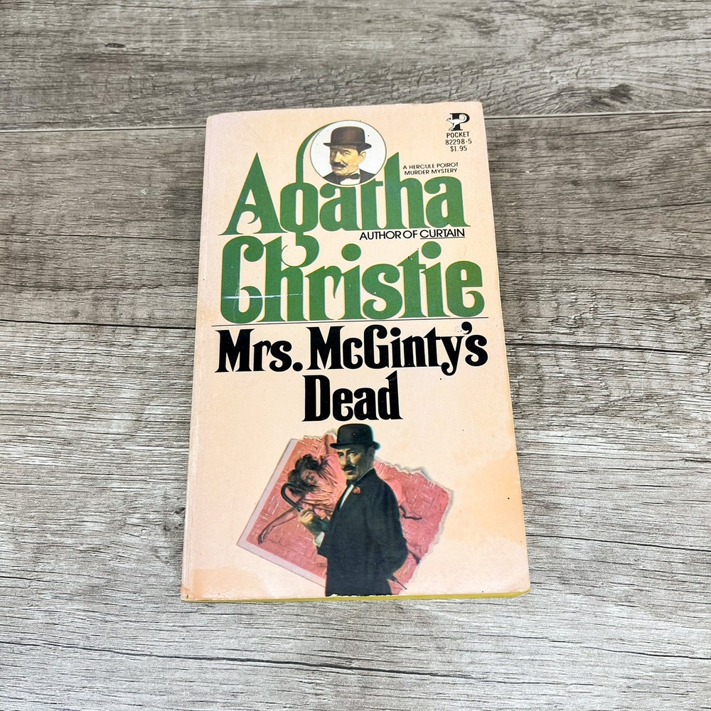 Agatha Christie Mrs. McGinty's Dead Hercule Poirot Pocket Books Vintage Book